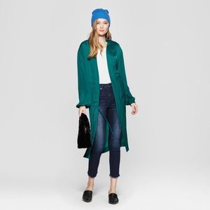 WOMEN'S balloon sleeve kimono - A new day green XS/S